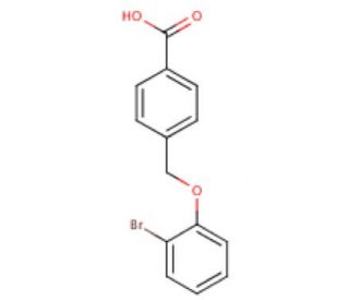 4-(2-bromophenoxymethyl)benzoic acid - chemical structure image