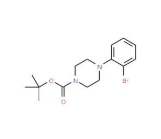 4-(2-Bromophenyl)piperazine-1-carboxylic acid tert-butyl ester (CAS 494773-35-2) - chemical structure image
