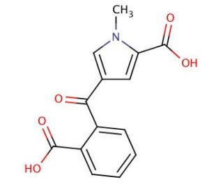 4-(2-Carboxybenzoyl)-1-methyl-1H-pyrrole-2-carboxylic acid - chemical structure image