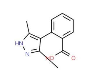 4-(2-Carboxyphenyl)-3,5-dimethylpyrazole (CAS 321309-43-7) - chemical structure image