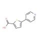 4-(2-Carboxythien-5-yl)pyridine (CAS 216867-32-2) - chemical structure image