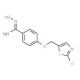 4-[(2-Chloro-1,3-thiazol-5-yl)methoxy]-N′-hydroxybenzenecarboximidamide - chemical structure image