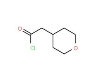 4-(2-Chloro-2-oxoethyl)tetrahydro-2H-pyran (CAS 40500-05-8) - chemical structure image
