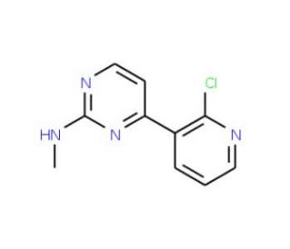 4-(2-Chloro-3-pyridinyl)-N-methyl-2-pyrimidinamine - chemical structure image