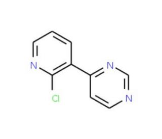 4-(2-Chloro-3-pyridinyl)pyrimidine (CAS 870221-17-3) - chemical structure image
