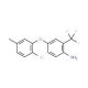4-(2-Chloro-5-methylphenoxy)-2-(trifluoromethyl)-phenylamine - chemical structure image