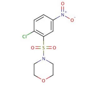 4-(2-Chloro-5-nitro-benzenesulfonyl)-morpholine - chemical structure image