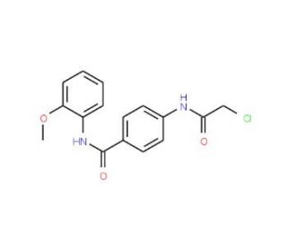 4-(2-Chloro-acetylamino)-N-(2-methoxy-phenyl)-benzamide - chemical structure image