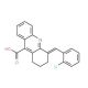 4-(2-Chloro-benzylidene)-1,2,3,4-tetrahydro-acridine-9-carboxylic acid - chemical structure image
