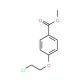 4-(2-Chloro-ethoxy)-benzoic acid methyl ester - chemical structure image
