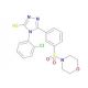 4-(2-Chloro-phenyl)-5-[3-(morpholine-4-sulfonyl)-phenyl]-4H-[1,2,4]triazole-3-thiol - chemical structure image