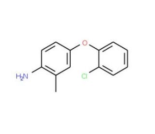 4-(2-Chlorophenoxy)-2-methylaniline - chemical structure image