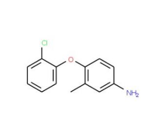 4-(2-Chlorophenoxy)-3-methylaniline - chemical structure image