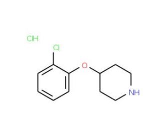 4-(2-Chlorophenoxy)piperidine hydrochloride (CAS 849107-20-6) - chemical structure image