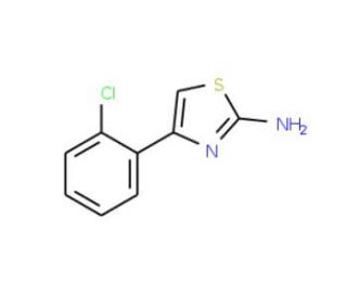 4-(2-Chlorophenyl)-1,3-thiazol-2-amine (CAS 21344-90-1) - chemical structure image