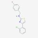 4-(2-chlorophenyl)-N-(4-fluorobenzyl)-1,3-thiazol-2-amine - chemical structure image