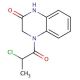 4-(2-chloropropanoyl)-3,4-dihydroquinoxalin-2(1H)-one - chemical structure image