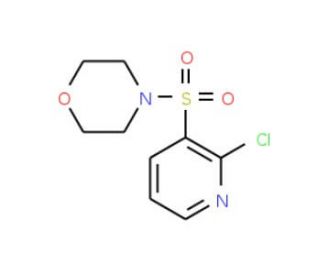 4-(2-Chloropyridin-3-ylsulfonyl)morpholine (CAS 60597-72-0) - chemical structure image