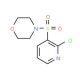 4-(2-Chloropyridin-3-ylsulfonyl)morpholine (CAS 60597-72-0) - chemical structure image