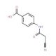 4-(2-Cyano-acetylamino)-benzoic acid (CAS 31557-87-6) - chemical structure image