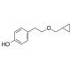 4-[2-(Cyclopropylmethoxy)ethyl]phenol (CAS 63659-16-5) - chemical structure image