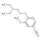 4-[2-(diethylamino)ethoxy]-3-methoxybenzonitrile - chemical structure image