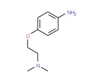 4-(2-Dimethylamino-ethoxy)-phenylamine (CAS 62345-76-0) - chemical structure image