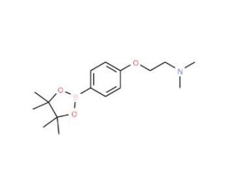 4-(2-(Dimethylamino)ethoxy)phenylboronic acid, pinacol ester (CAS 873078-93-4) - chemical structure image
