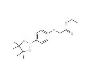 4-(2-Ethoxy-2-oxoethoxy)phenylboronic acid, pinacol ester (CAS 269410-28-8) - chemical structure image