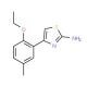 4-(2-Ethoxy-5-methyl-phenyl)-thiazol-2-ylamine - chemical structure image