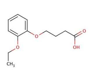4-(2-Ethoxy-phenoxy)-butyric acid - chemical structure image