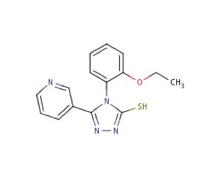 4-(2-Ethoxy-phenyl)-5-pyridin-3-yl-4H-[1,2,4]triazole-3-thiol - chemical structure image