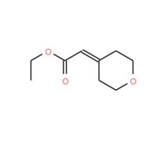 4-(2-Ethoxycarbonylmethylene)tetrahydropyran (CAS 130312-00-4) - chemical structure image