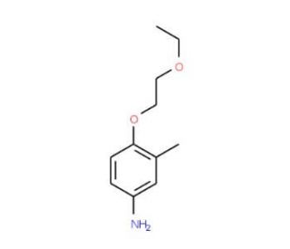 4-(2-Ethoxyethoxy)-3-methylaniline - chemical structure image