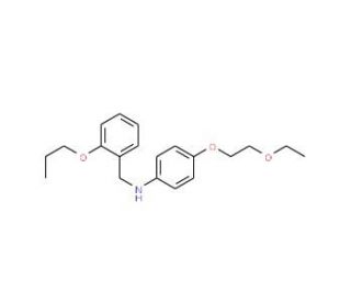 4-(2-Ethoxyethoxy)-N-(2-propoxybenzyl)aniline - chemical structure image