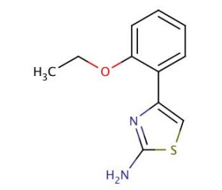 4-(2-ethoxyphenyl)-1,3-thiazol-2-amine (CAS 383129-54-2) - chemical structure image