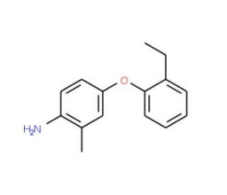 4-(2-Ethylphenoxy)-2-methylaniline - chemical structure image