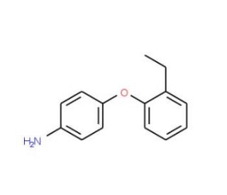 4-(2-Ethylphenoxy)aniline - chemical structure image