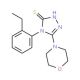 4-(2-ethylphenyl)-5-morpholin-4-yl-4H-1,2,4-triazole-3-thiol - chemical structure image