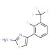 4-(2-Fluoro-3-trifluoromethyl-phenyl)-thiazol-2-ylamine - chemical structure image