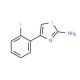 4-(2-Fluoro-phenyl)-thiazol-2-ylamine - chemical structure image