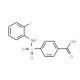 4-(2-Fluoro-phenylsulfamoyl)-benzoic acid - chemical structure image