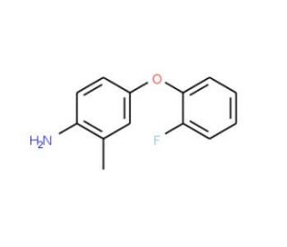 4-(2-Fluorophenoxy)-2-methylaniline - chemical structure image