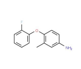 4-(2-Fluorophenoxy)-3-methylaniline - chemical structure image