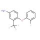 4-(2-Fluorophenoxy)-3-(trifluoromethyl)aniline - chemical structure image