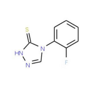 4-(2-fluorophenyl)-4H-1,2,4-triazole-3-thiol (CAS 52747-56-5) - chemical structure image