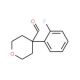 4-(2-Fluorophenyl)tetrahydro-2H-pyran-4-carboxaldehyde - chemical structure image
