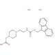 4-[2-(Fmoc-amino)ethyl]piperazin-1-ylacetic acid dihydrochloride (CAS 204320-65-0) - chemical structure image
