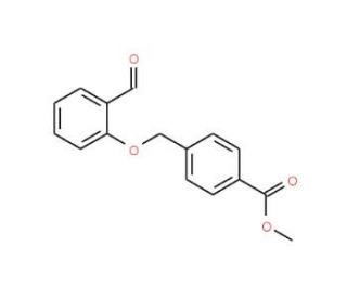 4-(2-Formyl-phenoxymethyl)-benzoic acid methyl ester (CAS ) - chemical structure image