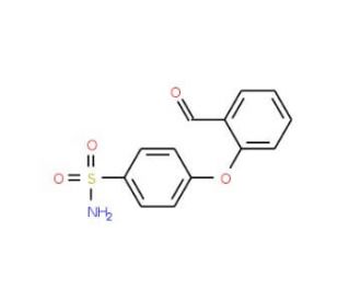 4-(2-Formylphenoxy)benzenesulfonamide - chemical structure image